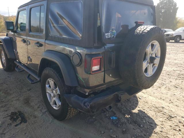 1C4HJXDGXJW167982 - 2018 JEEP WRANGLER U SPORT Grau Foto 9