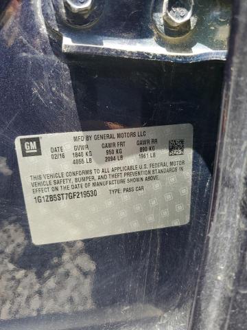 1G1ZB5ST7GF219530 - 2016 CHEVROLET MALIBU LS Mavi foto 12