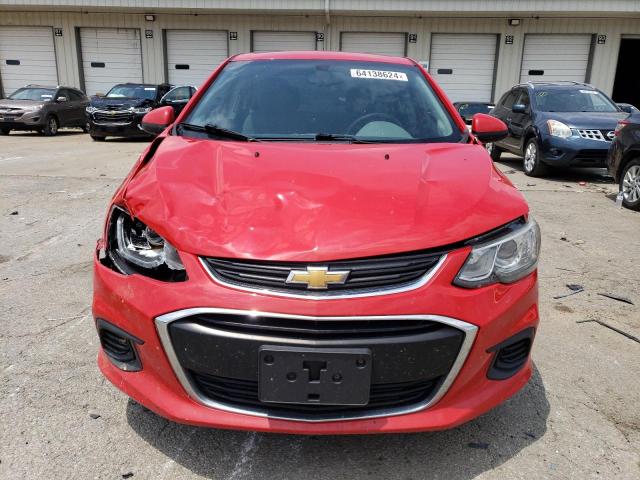 1G1JB5SH1H4164014 - 2017 CHEVROLET SONIC LS Qırmızı foto 5