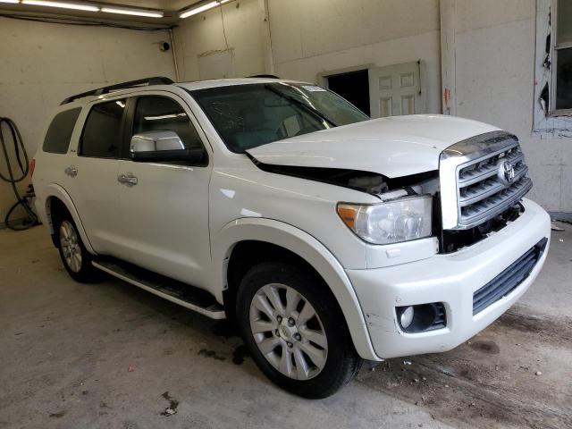 5TDYY5G16AS030125 - 2010 TOYOTA SEQUOIA PLATINUM WHITE photo 4