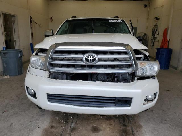 5TDYY5G16AS030125 - 2010 TOYOTA SEQUOIA PLATINUM WHITE photo 5