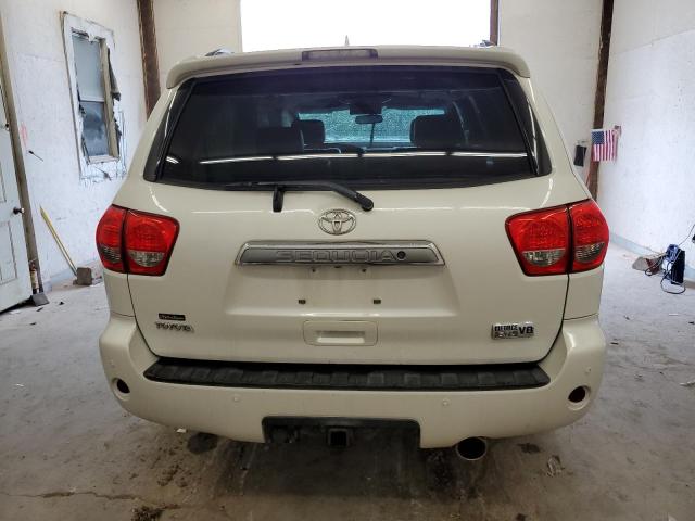 5TDYY5G16AS030125 - 2010 TOYOTA SEQUOIA PLATINUM WHITE photo 6