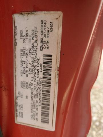 4TASM92N3XZ479879 - 1999 TOYOTA TACOMA XTRACAB PRERUNNER 红色 照片 12