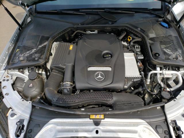 55SWF4KB0JU281149 - 2018 MERCEDES-BENZ C 300 4MATIC SILVER photo 11