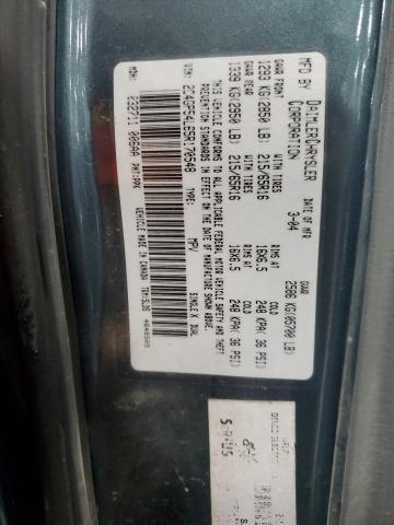 2C4GP54L65R170548 - 2005 CHRYSLER TOWN & COU TOURING 青色 照片 13