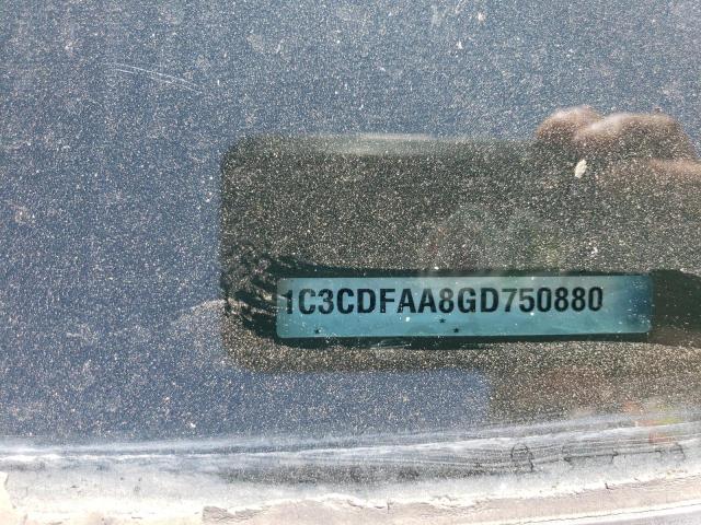 1C3CDFAA8GD750880 - 2016 DODGE DART SE WHITE photo 12