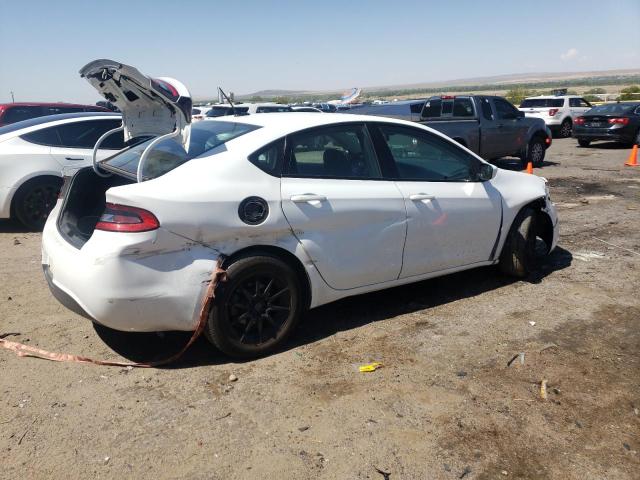1C3CDFAA8GD750880 - 2016 DODGE DART SE WHITE photo 3