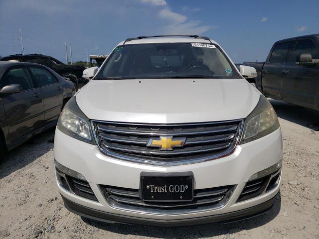 1GNKRJKDXGJ125944 - 2016 CHEVROLET TRAVERSE LTZ WHITE photo 5