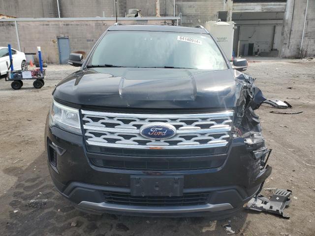 1FM5K7D82KGA45181 - 2019 FORD EXPLORER XLT BLACK photo 5