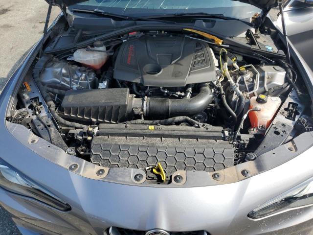 ZARFANBN6K7605234 - 2019 ALFA ROMEO GIULIA TI GRAY photo 11