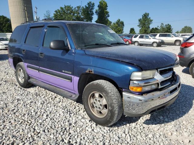 1GNEK13T2YJ163063 - 2000 CHEVROLET TAHOE K1500 BLUE photo 4