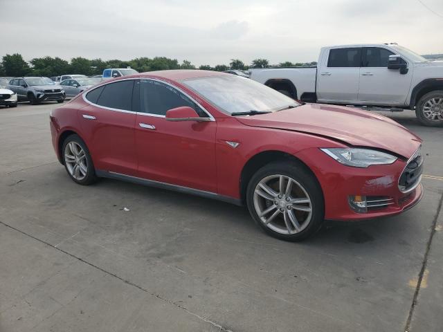 5YJSA1H15EFP63634 - 2014 TESLA MODEL S წითელი ფოტო 4