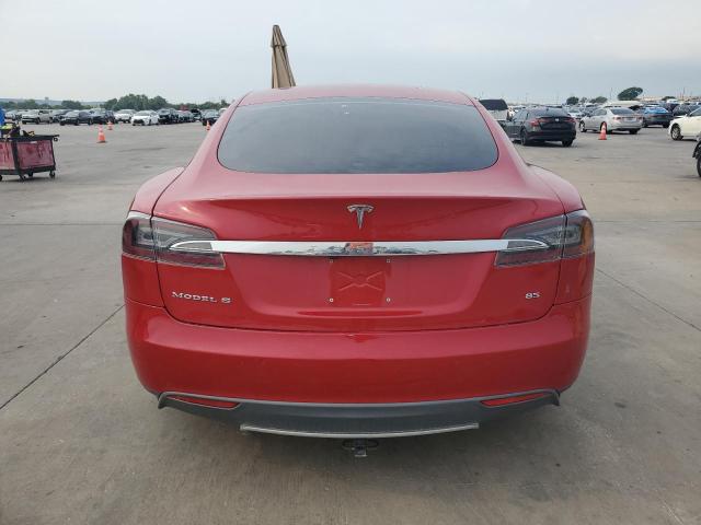 5YJSA1H15EFP63634 - 2014 TESLA MODEL S წითელი ფოტო 6