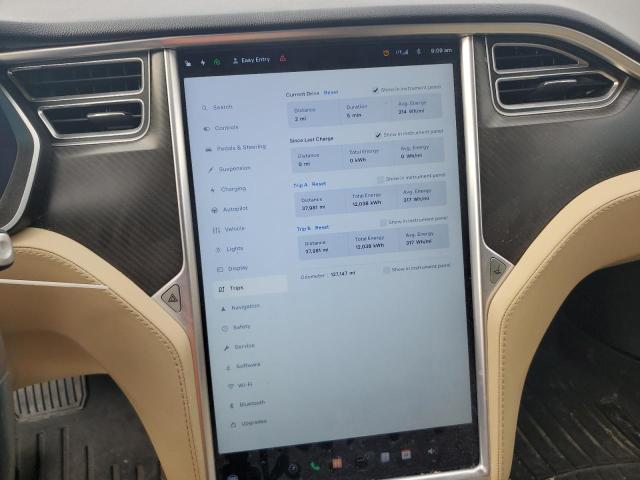 5YJSA1H15EFP63634 - 2014 TESLA MODEL S წითელი ფოტო 9