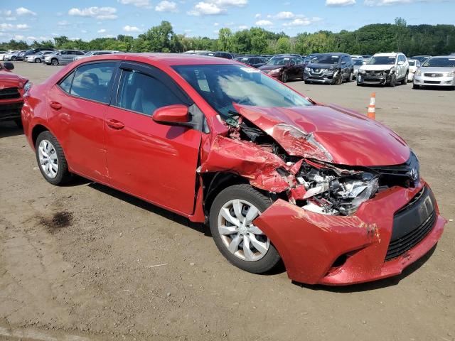 2T1BURHE8GC669361 - 2016 TOYOTA COROLLA L RED photo 4