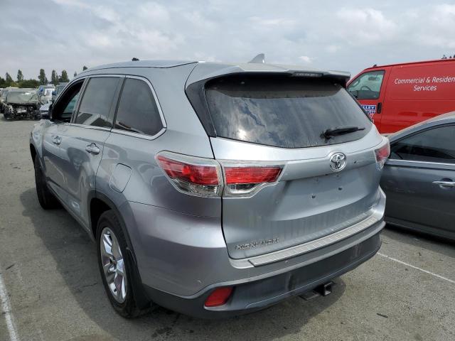 5TDYKRFH2ES016459 - 2014 TOYOTA HIGHLANDER LIMITED SILVER photo 2