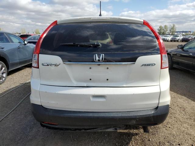 2HKRM4H34EH105345 - 2014 HONDA CR-V LX WHITE photo 6