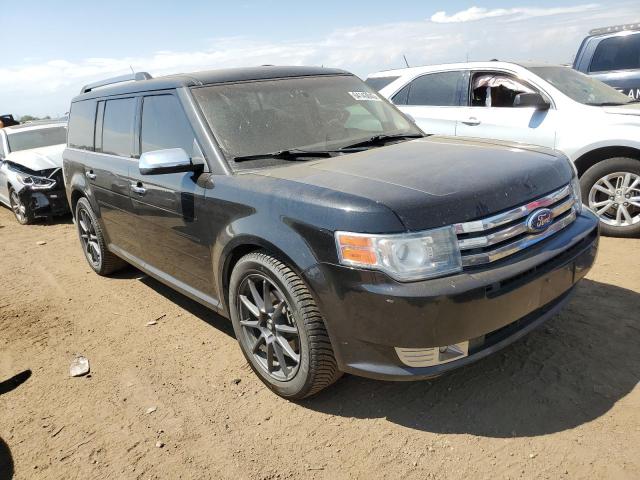 2FMHK6DT1BBD11566 - 2011 FORD FLEX LIMITED BLACK photo 4