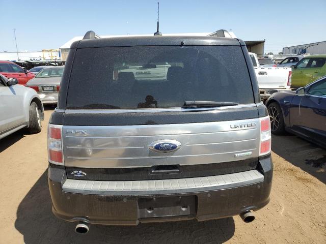 2FMHK6DT1BBD11566 - 2011 FORD FLEX LIMITED BLACK photo 6