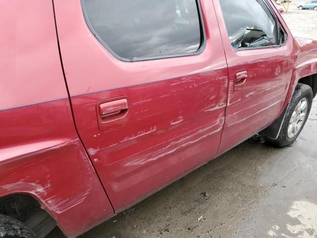 2HJYK16486H565903 - 2006 HONDA RIDGELINE RTS RED photo 9