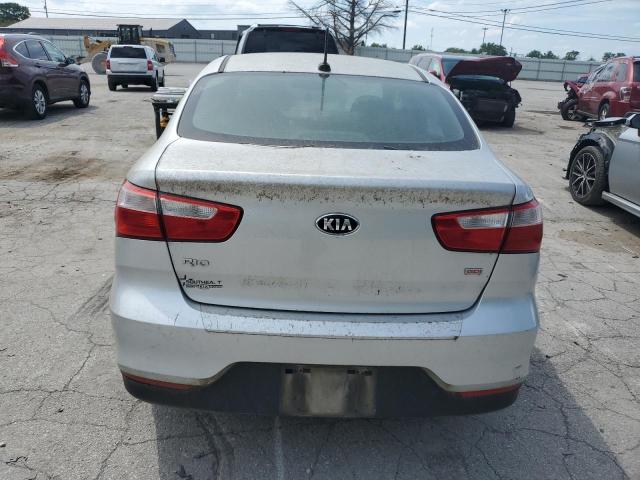 KNADM4A31G6554500 - 2016 KIA RIO LX SILVER photo 6