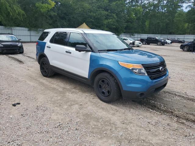 1FM5K8AR3FGA10044 - 2015 FORD EXPLORER POLICE INTERCEPTOR 蓝色 照片 4