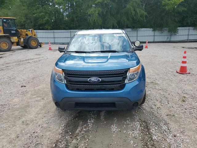 1FM5K8AR3FGA10044 - 2015 FORD EXPLORER POLICE INTERCEPTOR BLUE photo 5