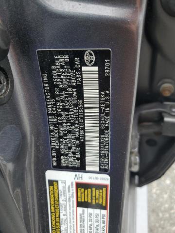 4T1BK1EBXFU168566 - 2015 TOYOTA AVALON XLE GRAY photo 12