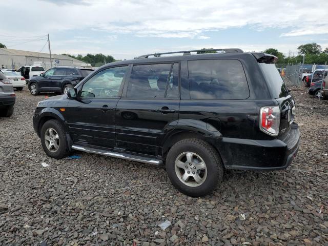 2HKYF18567H523558 - 2007 HONDA PILOT EXL BLACK photo 2