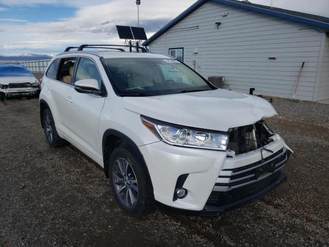 5TDJZRFH3JS819840 - 2018 TOYOTA HIGHLANDER SE WHITE photo 1