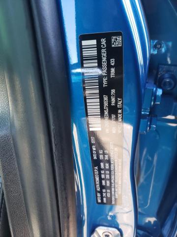 ZARFAEDN5J7565367 - 2018 ALFA ROMEO GIULIA Q4 BLUE photo 10