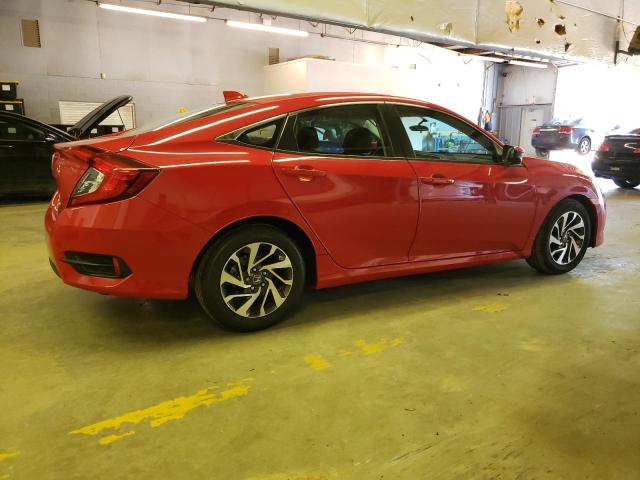 2HGFC2F73JH597726 - 2018 HONDA CIVIC EX RED photo 3