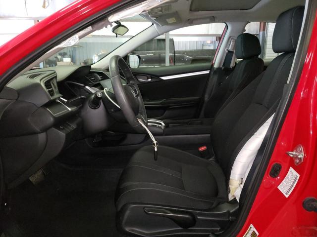 2HGFC2F73JH597726 - 2018 HONDA CIVIC EX RED photo 7