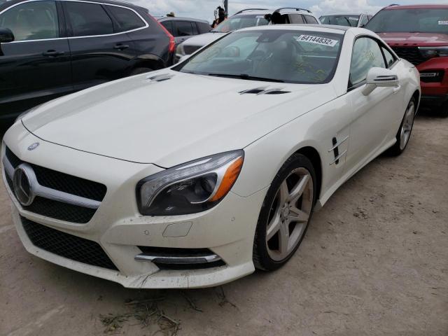 WDDJK7DA1DF017750 - 2013 MERCEDES-BENZ SL 550 WHITE photo 2