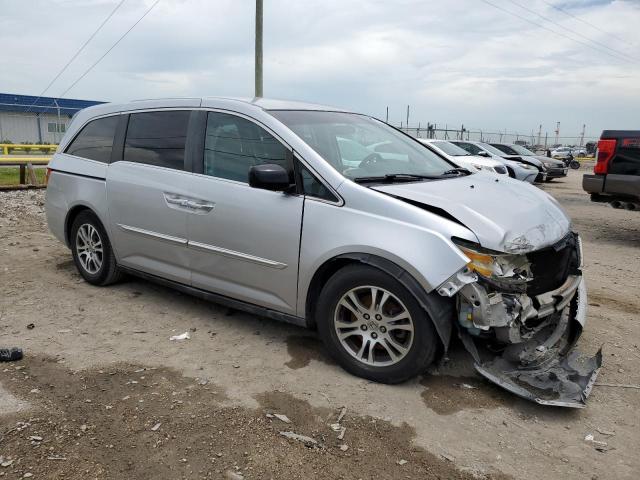 5FNRL5H46CB035876 - 2012 HONDA ODYSSEY EX SILVER photo 4