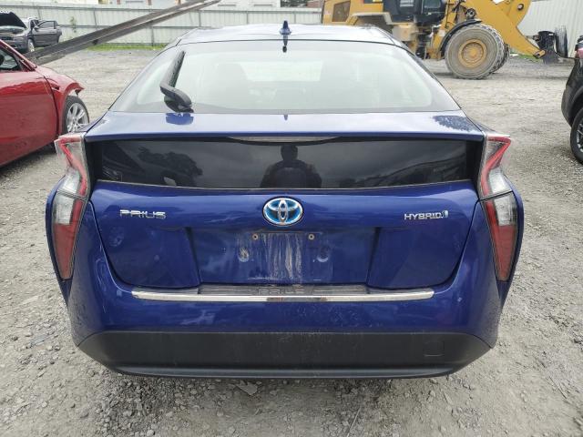 JTDKARFU0H3528734 - 2017 TOYOTA PRIUS BLUE photo 6