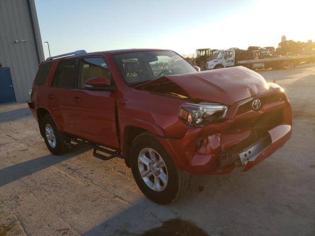 JTEZU5JR1J5170275 - 2018 TOYOTA 4 RUNNER SR5 RED photo 1