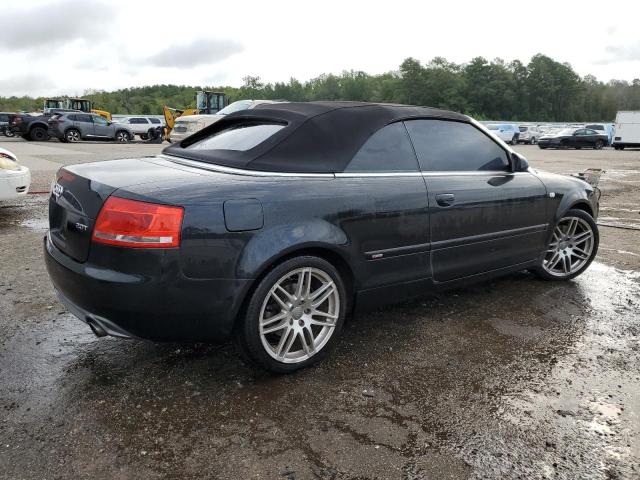 WAUAF48H39K011173 - 2009 AUDI A4 2.0T CABRIOLET BLACK photo 3