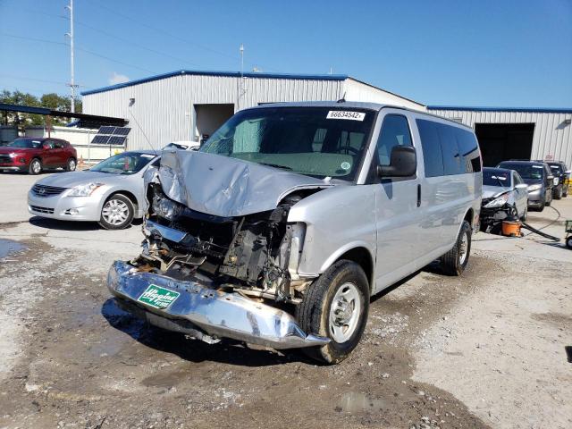 1GNWGRFG2C1141916 - 2012 CHEVROLET EXPRESS G2 LT SILVER photo 2