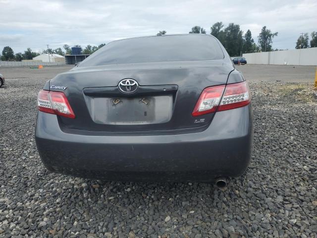 4T4BF3EK6AR021045 - 2010 TOYOTA CAMRY BASE GRAY photo 6