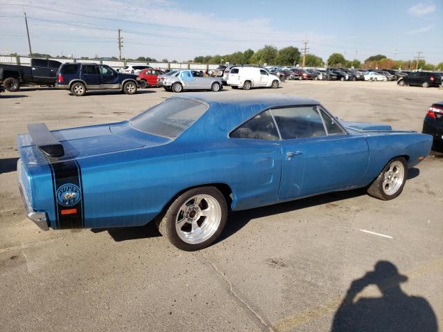 WM23H9E143446 - 1969 DODGE CORONET BLUE photo 3