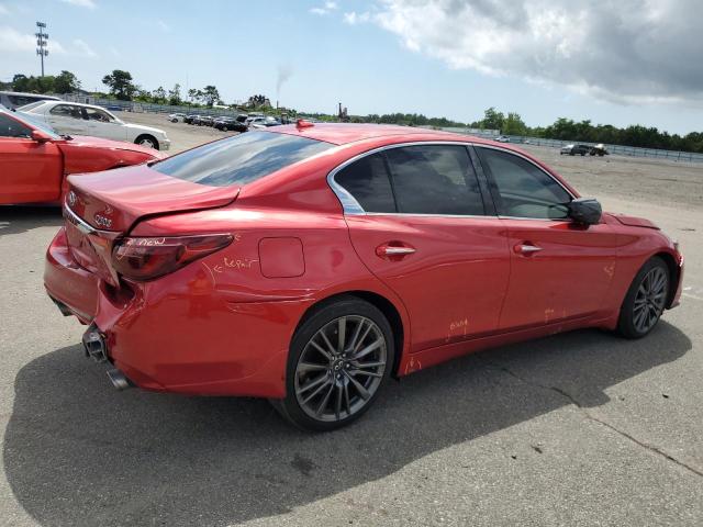 JN1FV7AR9LM660376 - 2020 INFINITI Q50 RED SPORT 400 RED photo 3