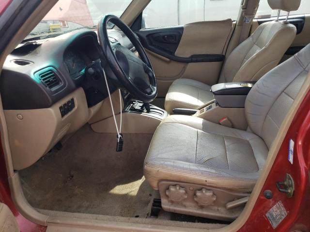 JF1SF6552XH718830 - 1999 SUBARU FORESTER S წითელი ფოტო 7