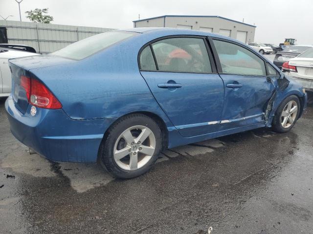 1HGFA16978L032247 - 2008 HONDA CIVIC EXL BLUE photo 3