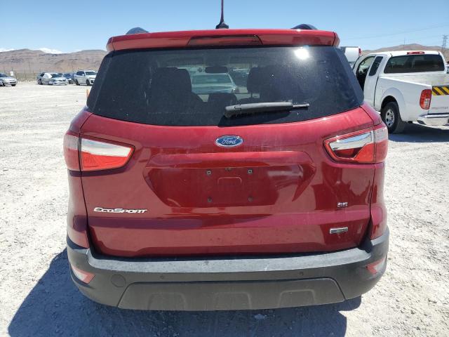 MAJ3P1TE7JC165099 - 2018 FORD ECOSPORT SE RED photo 6