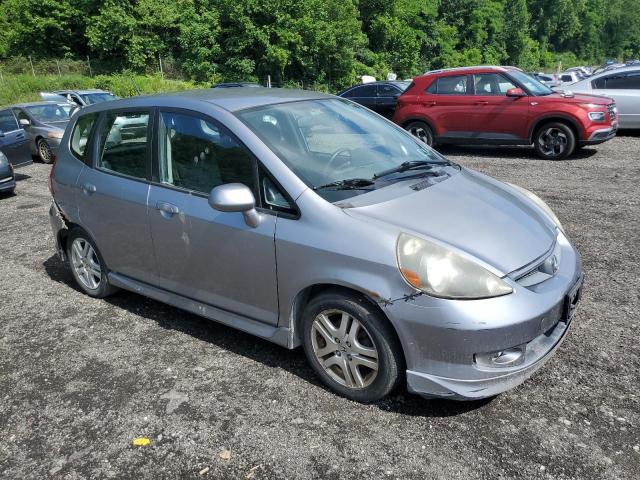 JHMGD38657S058065 - 2007 HONDA FIT S 银色 照片 4