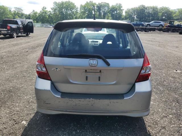 JHMGD38657S058065 - 2007 HONDA FIT S 银色 照片 6
