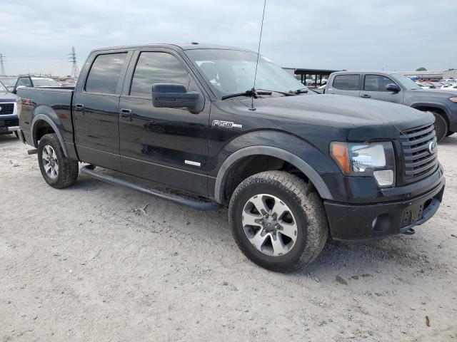 1FTFW1ET6BKD78512 - 2011 FORD F150 SUPERCREW BLACK photo 4