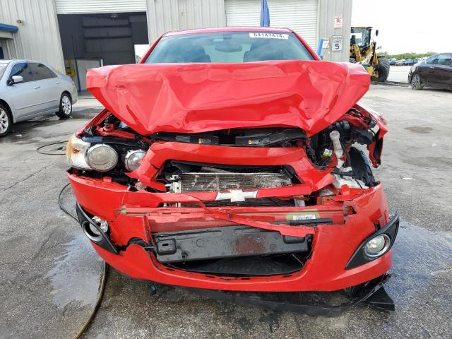 1G1JC5SH8G4101696 - 2016 CHEVROLET SONIC LT RED photo 5