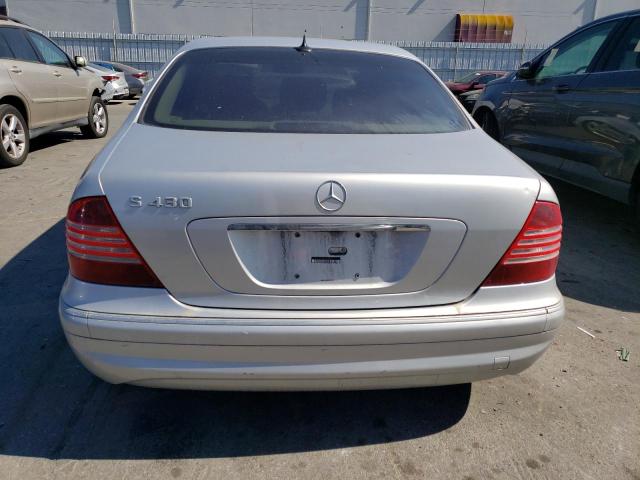 WDBNG70J03A376956 - 2003 MERCEDES-BENZ S 430 GRAY photo 6